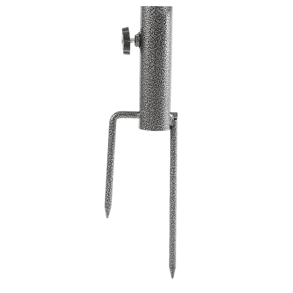 Black Diamond Sun Umbrella Inserted Beach Fishing Gear Yard Umbrella Base Two Feet Nailed for Sitting