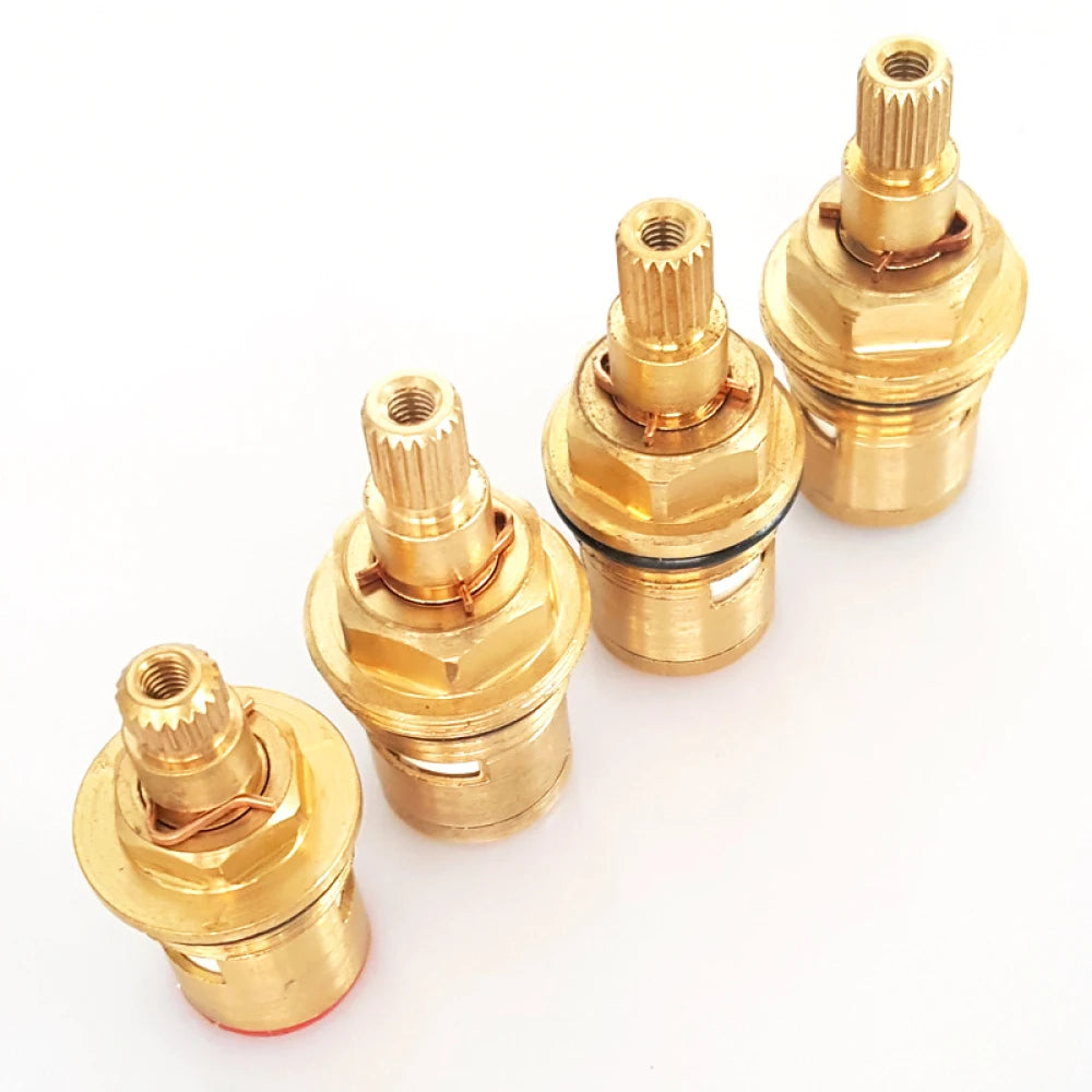 Copper Ceramic Disc Valve Counter/Clockwise Single/ Double Thread For Most Double Handles Kitchen Bathroom Basin Taps 10 Models