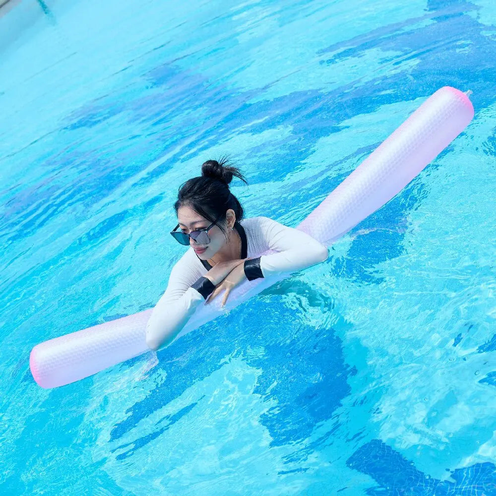 Rooxin Inflatable Swim Stick Pool Float Stick Swim Ring Tube Water Floating Ring Water Hammock Swimming Circle Pool Beach Float