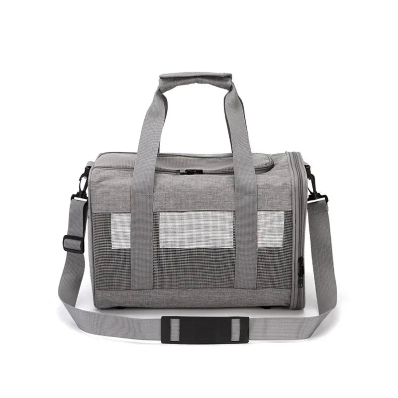 Pet Carrier Soft Travel Bag for Cats And Dogs Breathable Honeycomb Board Detachable Veterinary Cat Car Bag Support Board