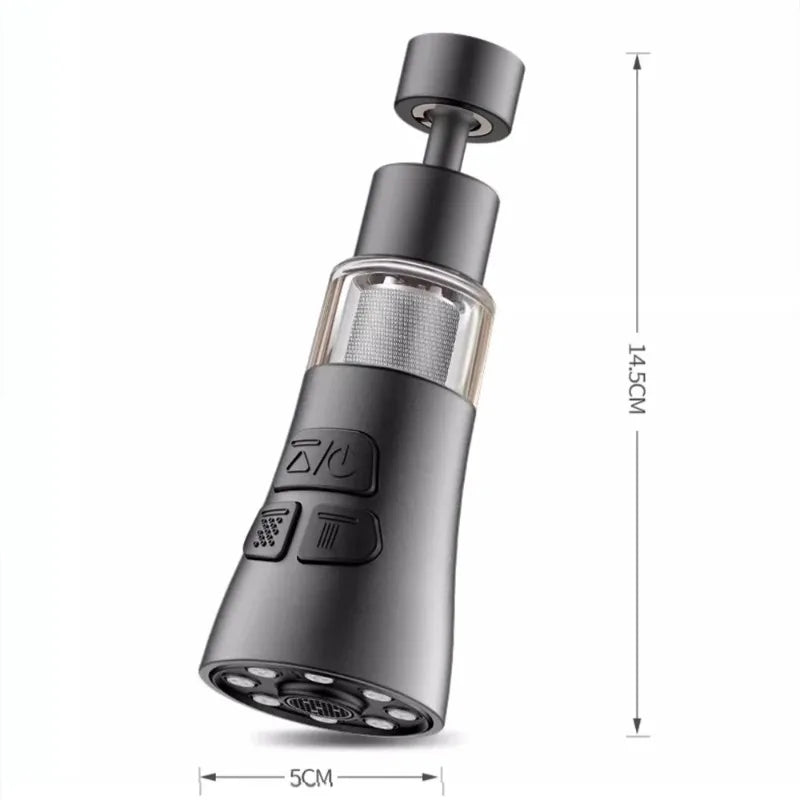 360° Universal Kitchen Faucet Extender With Filter Function Aerator Splash Filter Washbasin Faucet Bubbler Nozzle Aerator