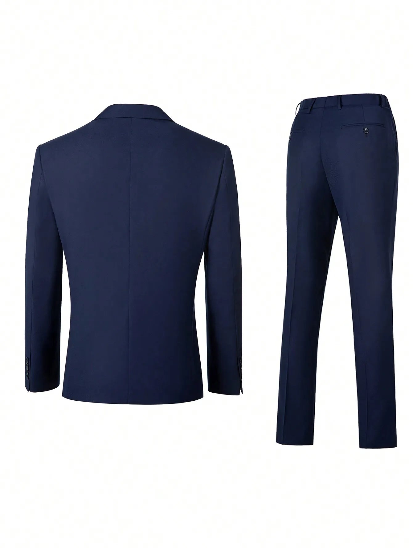 Men's Suits 3Pieces Suit Set For Men Elegant Solid Fashion Slim Fit Prom Blazer Double Breasted Vest Pants Set Business