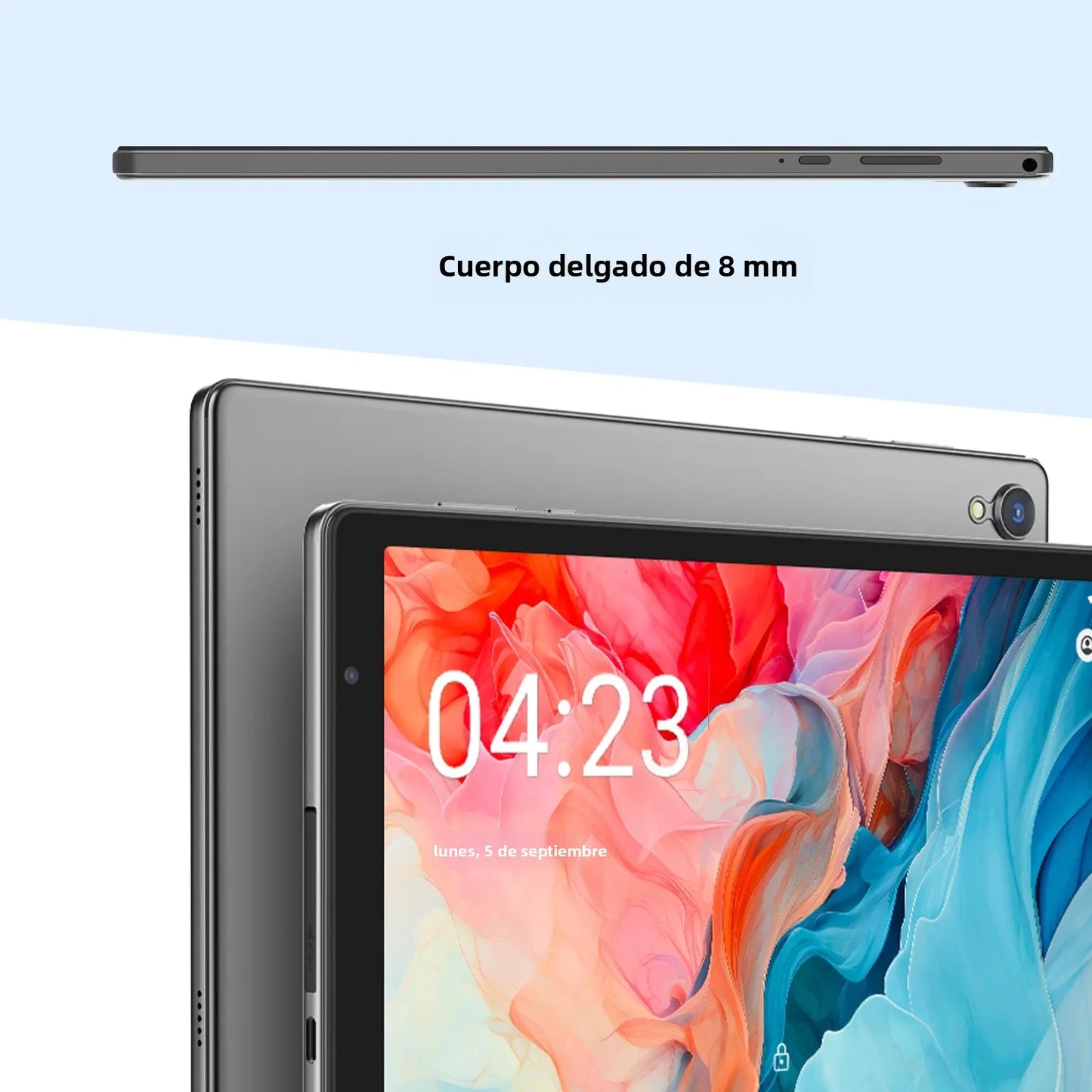 Latest Android 14 Tablet, 10-inch Tablet, Quad-core Processor, 5G WiFi, 4GB ROM + 32GB RAM, 1280*800 Resolution, 6000mAh Battery