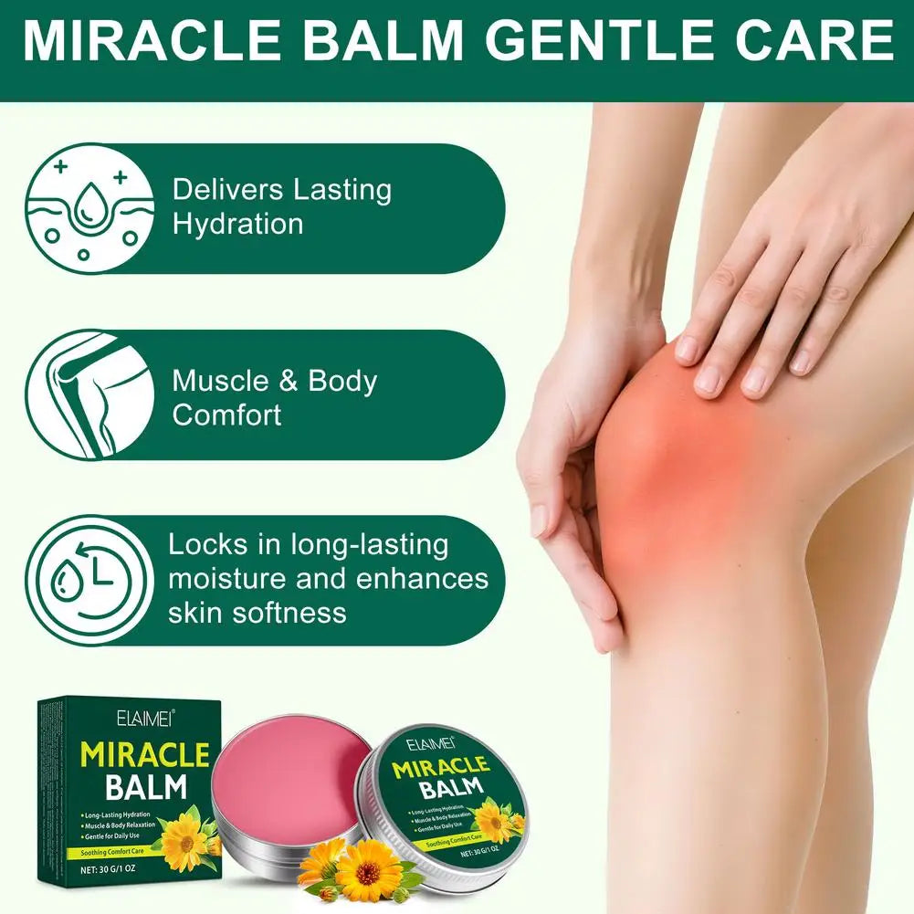 Massage Moisturizing Body Balm Compact Deep Hydrating Soothing Non Greasy Fast Absorption Whole Body Daily Skin Care