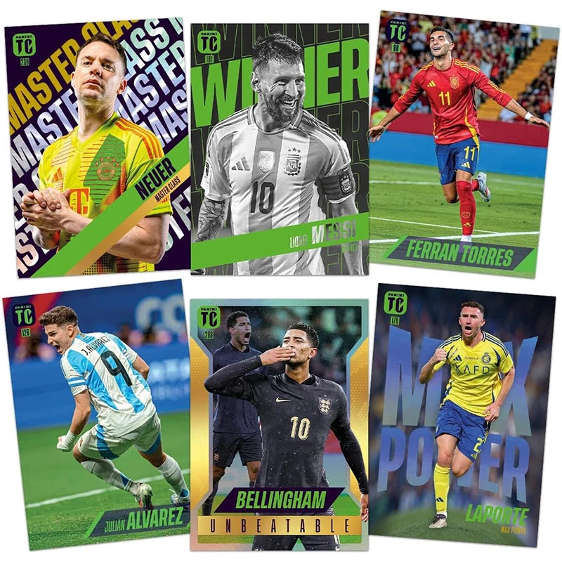 2025 Season PANINI Top Class Soccer Trading Cards Booster Pack - Limited Edition Signature Ballsuperstar Collection Fan Gift