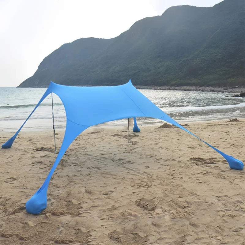 Outdoor Portable Lycra Beach Canopy Portable Windproof And Sunscreen Sun Shelter Canopy Garden House Outdoor Camping Tent