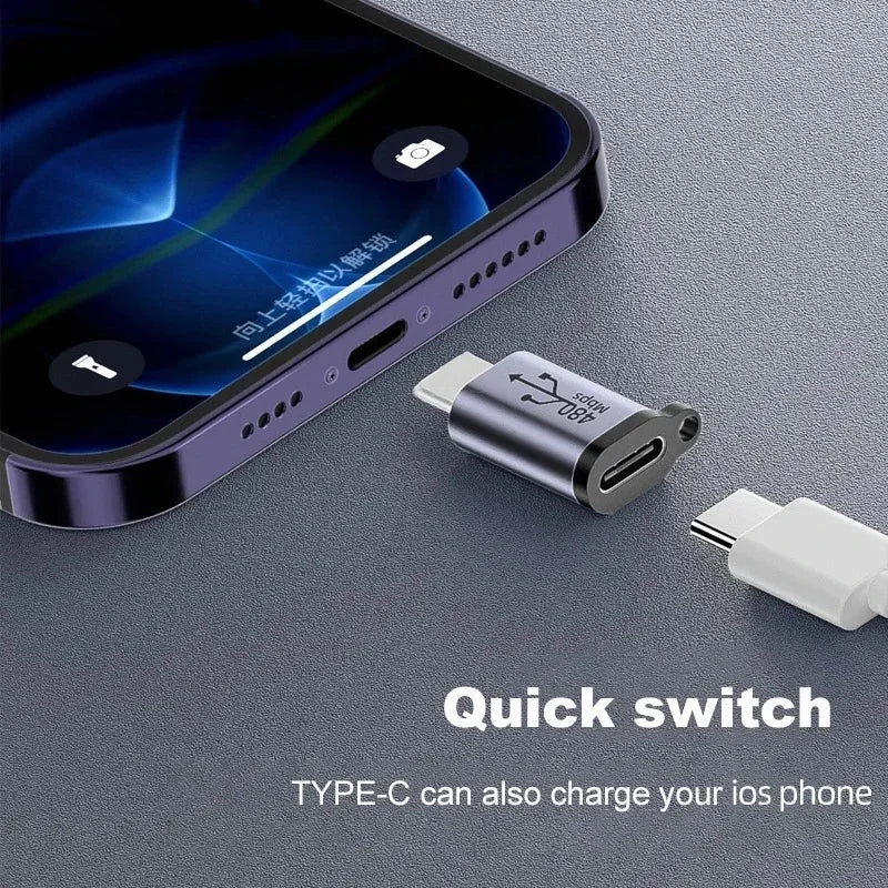TypeCFemale to Mini USB/Type C/ios Female to Micro USB/Micro USB Female to Type C/Micro USB Female to Mini USB Connector Adapter