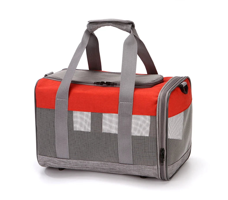 Pet Carrier Soft Travel Bag for Cats And Dogs Breathable Honeycomb Board Detachable Veterinary Cat Car Bag Support Board