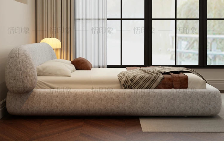 Wedding Comfortable Beds Aesthetics Double European Storage Modern Beds Cream Designer Minimalist Wood Cama Casal Furniture