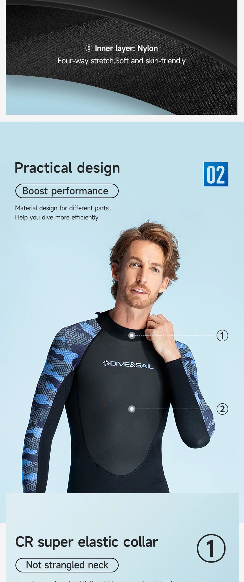 Wetsuit Men 2MM Neoprene Black Zip Shorty Long Sleeves Swimsuit Mens Short One-piece Bathing Swimming Suit For Water Sports