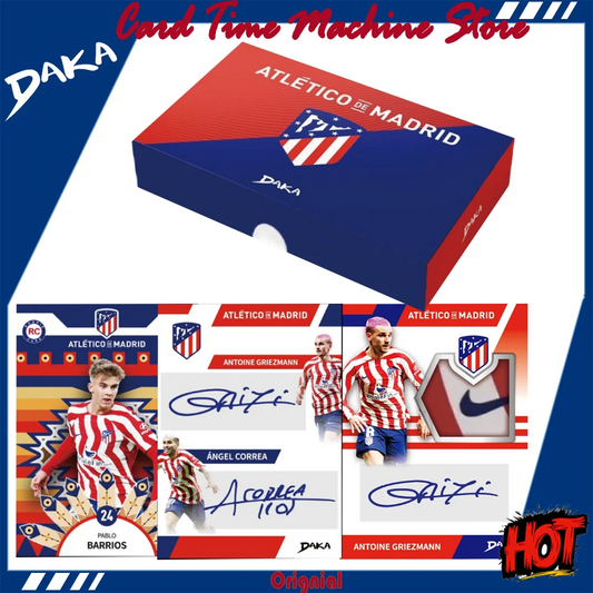 Genuine Daka 2022-23 season Atlético Madrid Club Official Player Collection Card Antoine Griezmann Pablo Barrios Player Card