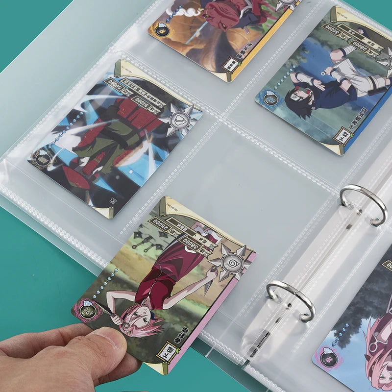 10 Pages Card Album 2.99x3.93 Inch 9 Pocket Binder For Sports Gaming Cards Protection Holder