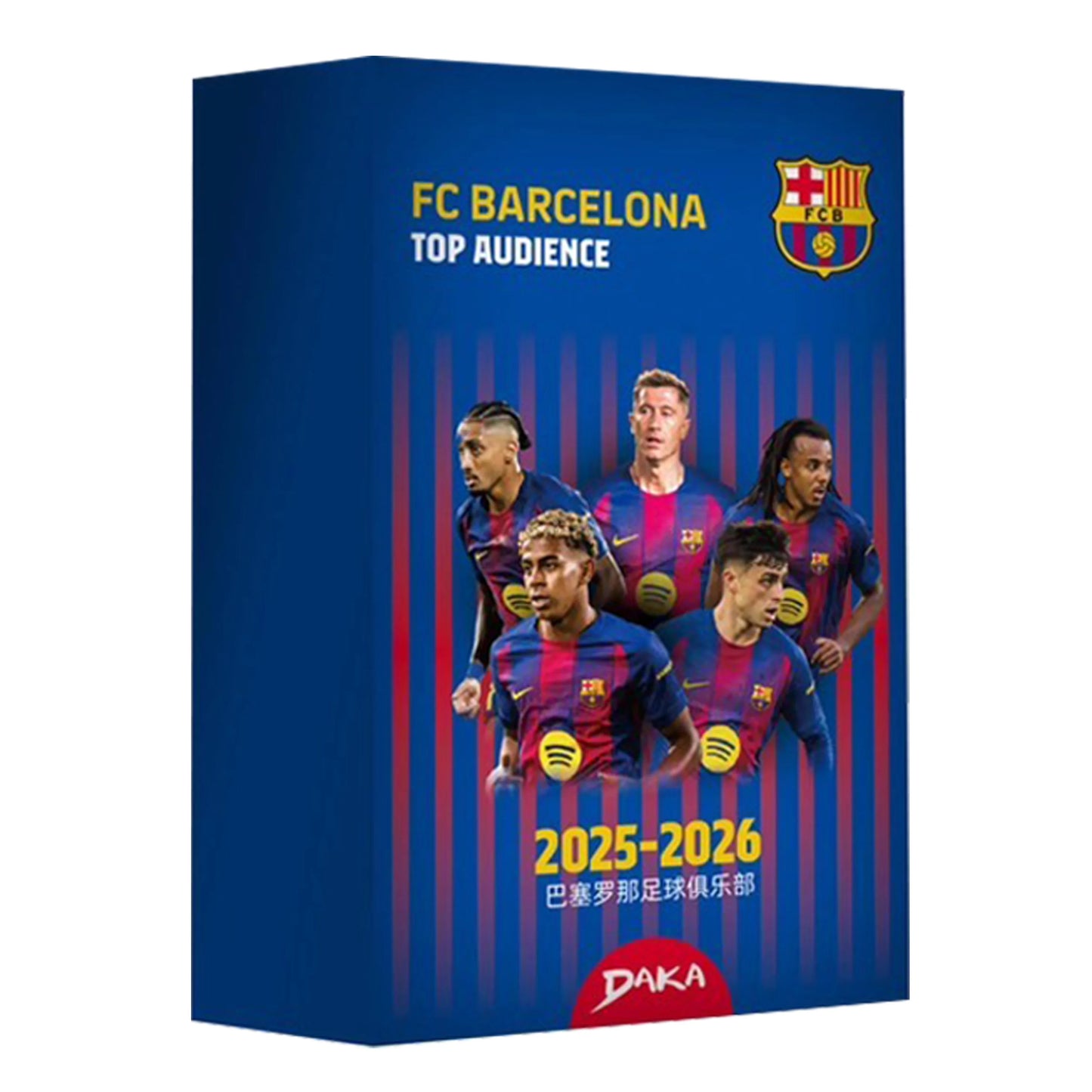 Genuine Daka 2025-26 Top Audience Series Internazionale Milano Real Madrid Barcelona Collection Card Football Club Official Box