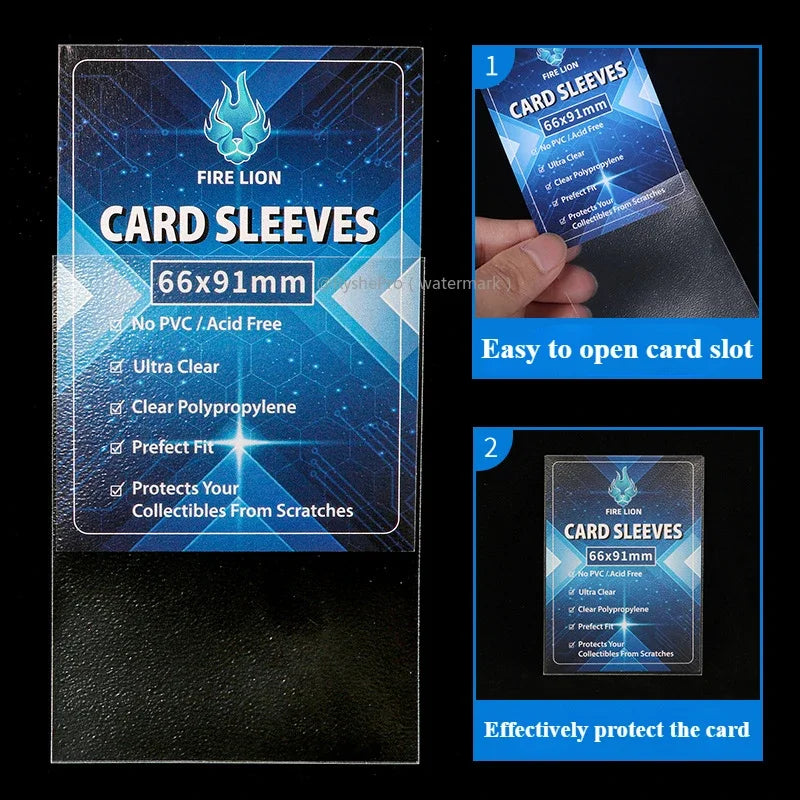 Card Sleeves Toploaders for Trading Card Soft Baseball Penny Card Protective Film Fit for Football Sports Game Cards Holder