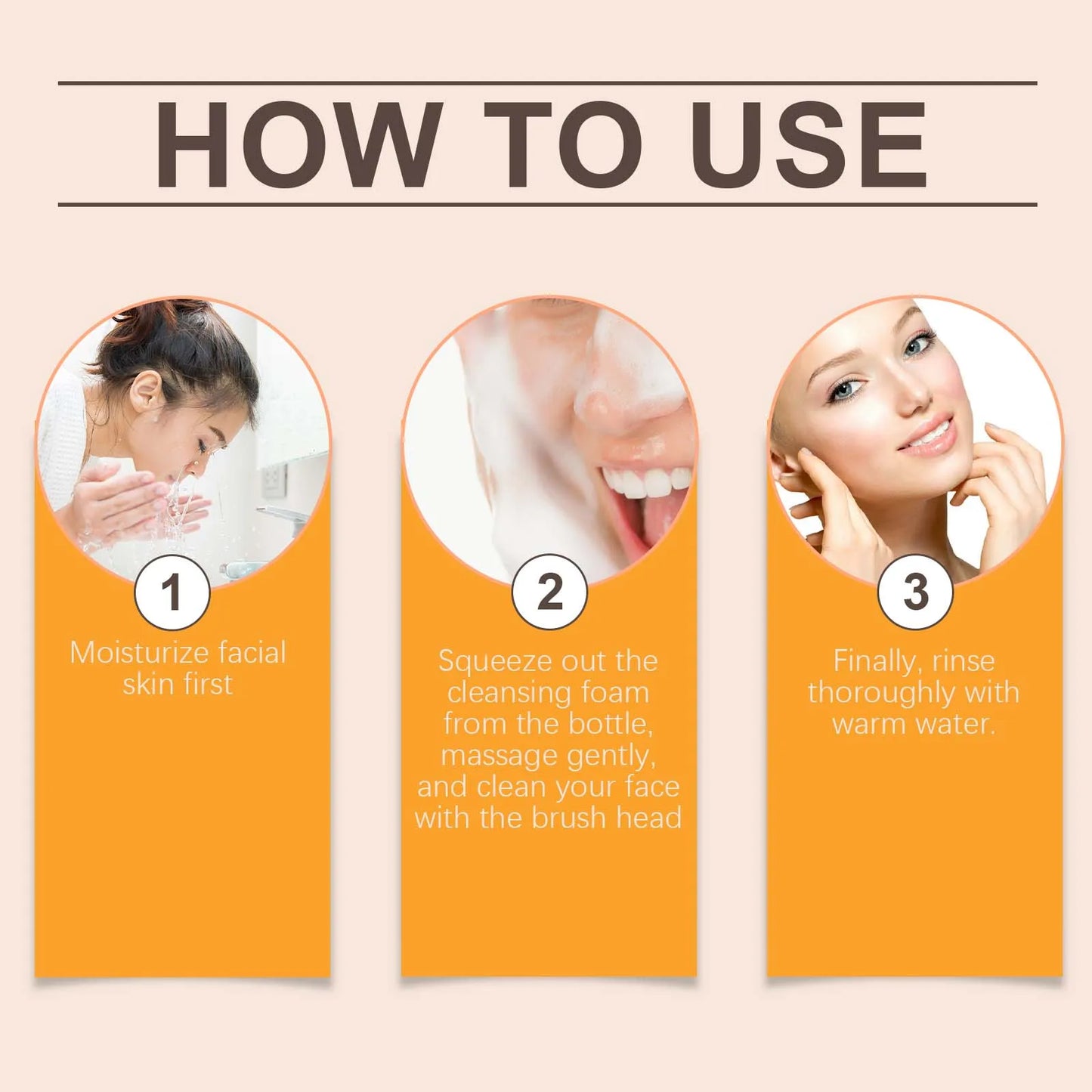 Turmeric Deep Cleansing Cleanser Exfoliate Reduce Facial Dirt Gentle Oil Control Nourish Skin Massage Moisturizing Face Cleanser