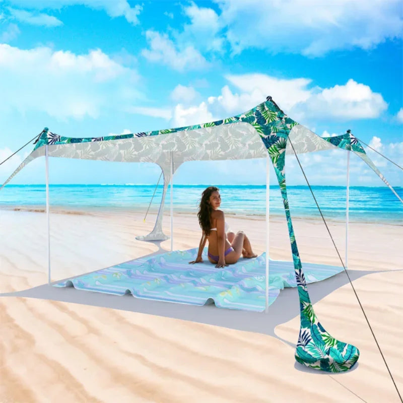 Sunshade Beach Tent Sunscreen Vacation Tent Beach Party   Carpas Para Jardin Umbrella  Beach Awning Tent Sun Protection