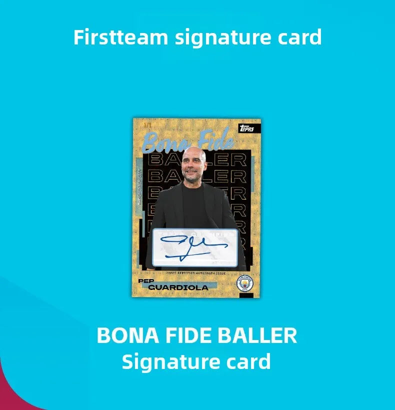 2025/26 Topps Genuine Soccer Trading Cards Man Utd PSG Juventus Chelsea Bayern Man City Barca Rare Auto Parallel Collectibles