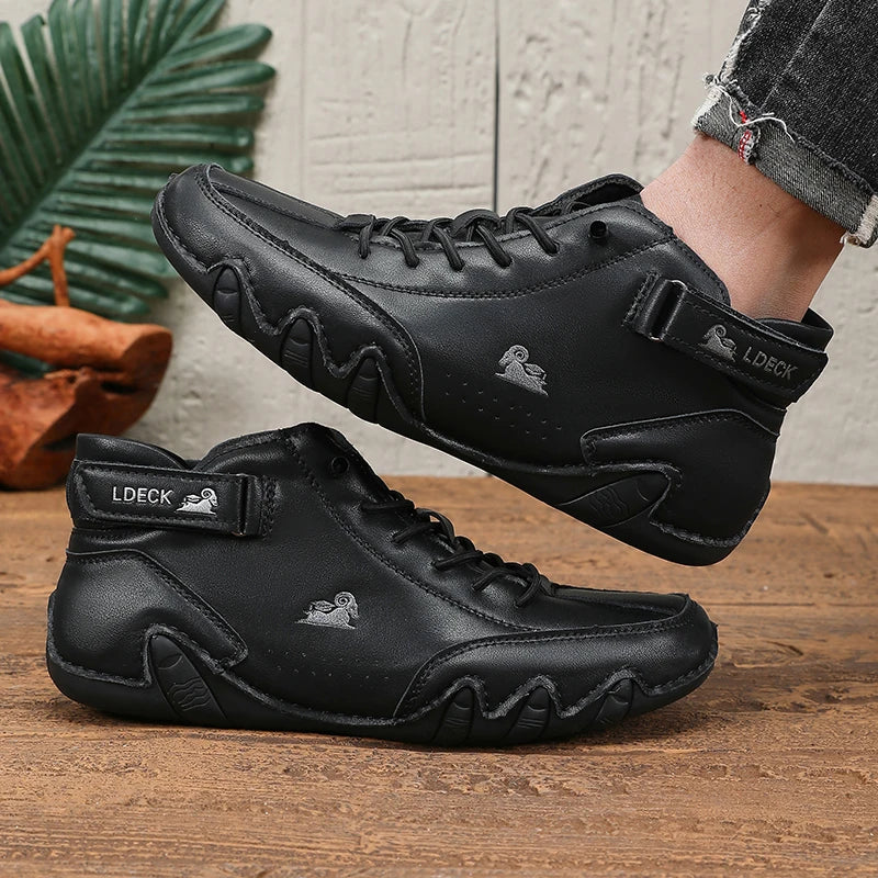 Mens Shoes Original Sneakers Shoes Men's High Top Ankle Boots Breathable and Comfortable Soft Sole Luxury Fashion Men's Shoes