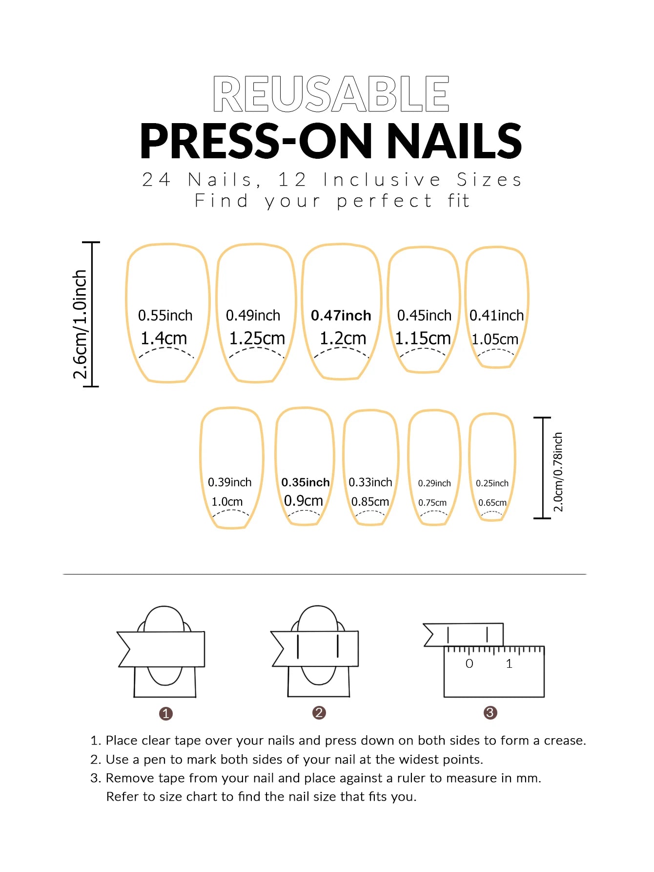 ARTAUG 24PCS Medium Ballerina Pink Nails Black French Tip Press On Nails Press On Nails Love Design Summer Nails Tipsy Cute Nail