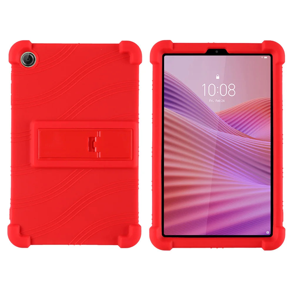 case For LENOVO Tab One 8.7 inch Tablet  protective cover Android Tablet Soft Silicone Adjustable Stand protective sleeve