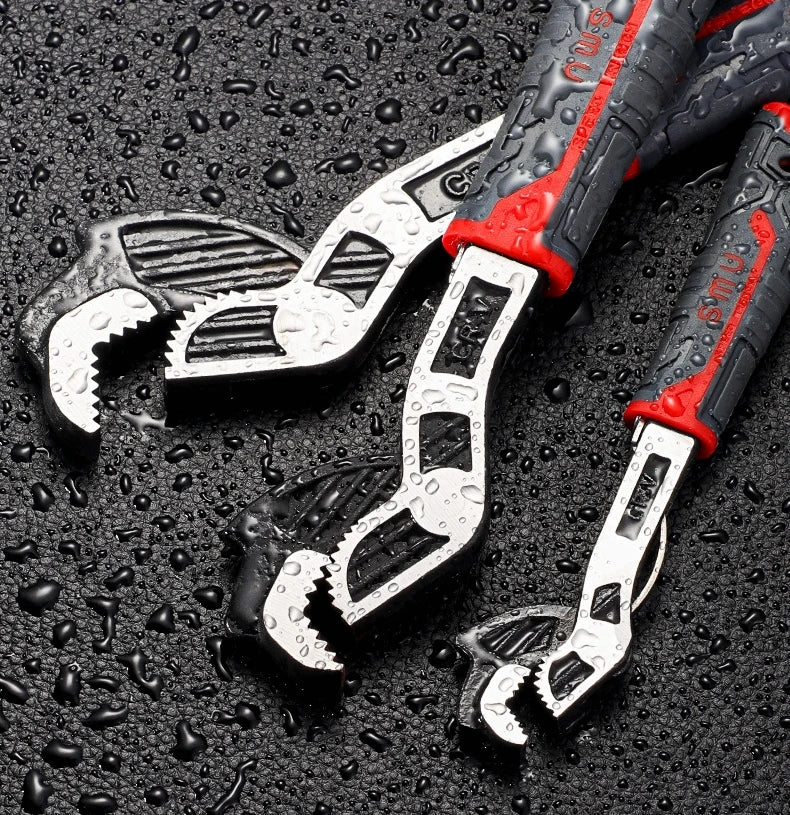 6/8/10/12 inch niversal Multifunctional Self-Locking Wrench Fast Adjustable Wrench CR-V Bathroom Wrench Plumber Multi Hand Tool
