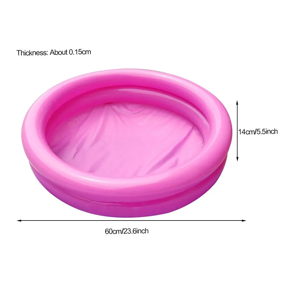 PVC Garden Paddling Pool for 0-3Y Summer Baby Inflatable Swimming Pool Round Basin Kids Outdoors Sport Water Toys
