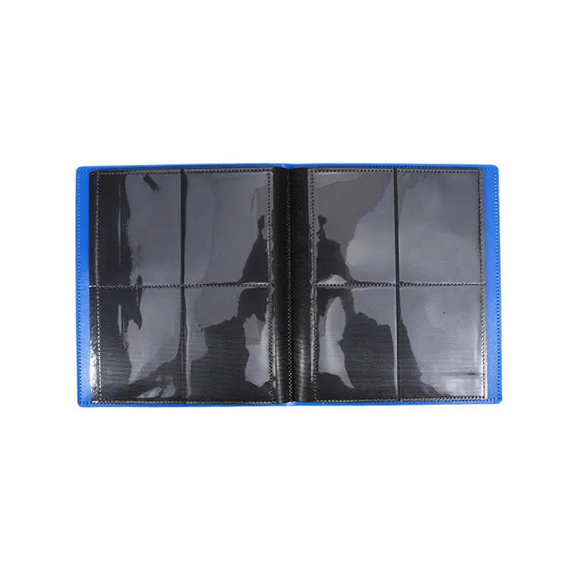 Trading Card Collector Holder 4/9/12-Pocket Binder Portable Storage Case Suitable for Game Cards Baseball Football Cards