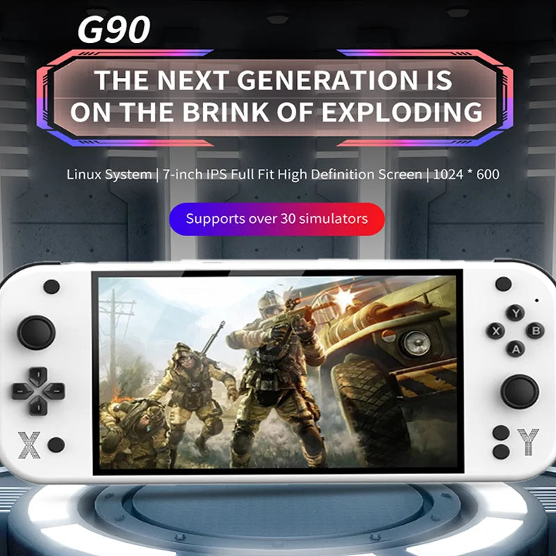 G90 Large Screen Handheld Game Console Portable Arcade High Definition Nostalgic Retro TV Home Handheld