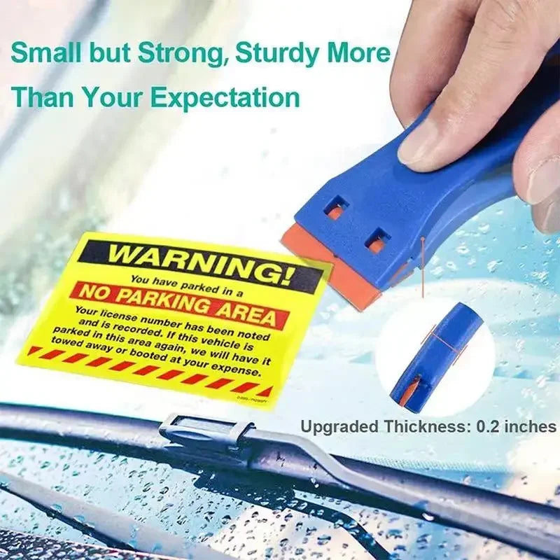 Glue Removal Scraper Multifunctional Plastic Glass Removal Cleaning Scraper Car Film Application Tool Kitchen Cleaning Shovel