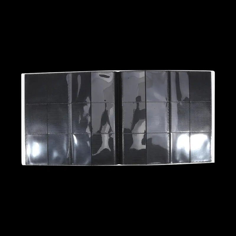 Trading Card Collector Holder 4/9/12-Pocket Binder Portable Storage Case Suitable for Game Cards Baseball Football Cards