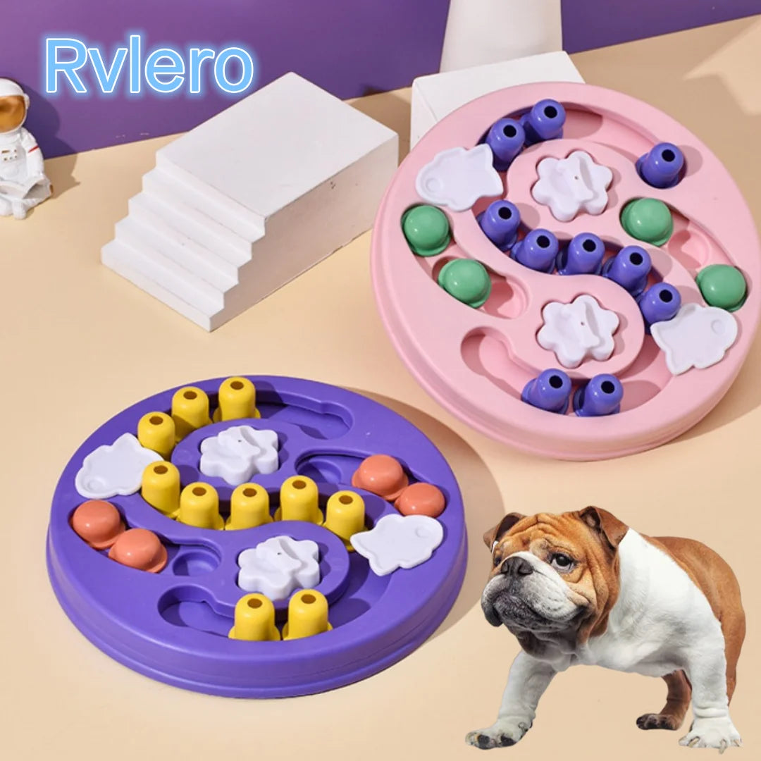 Dog Developmental Toys Game Dog Training Relaxation Tools Pet Leakage Devices Puzzle Food Feeder Toys for IQ Mental Enrichment