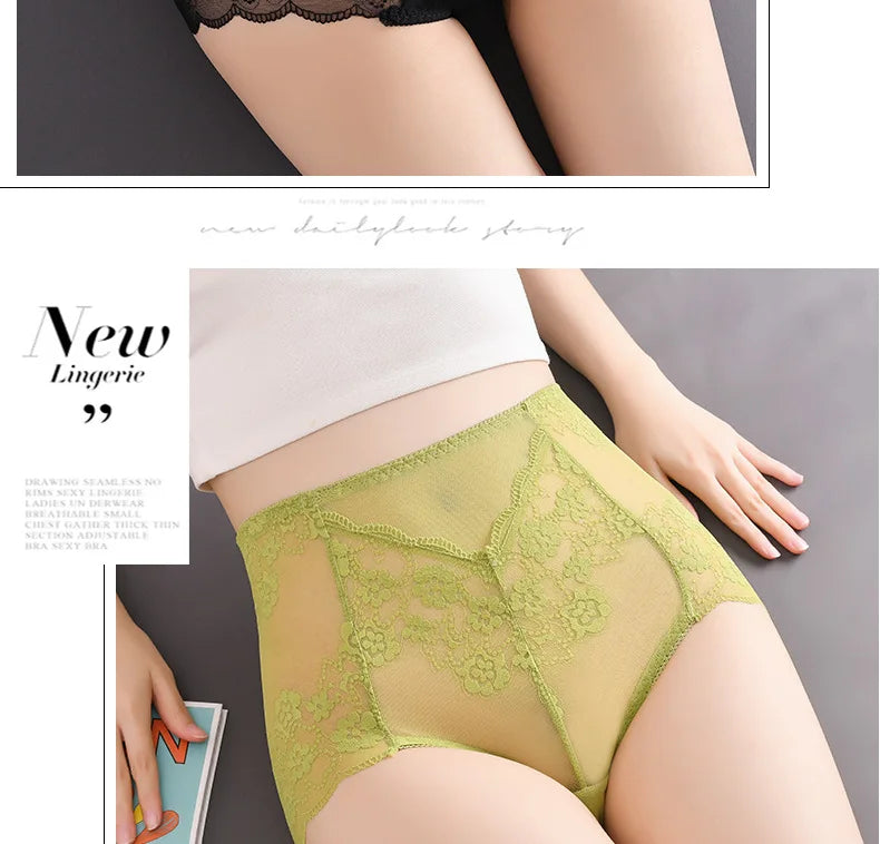 Sexy lingerie for women Panties ropa interior sexi  mujer lace ropa de mujer High waist underwear women buttock lifting bragas