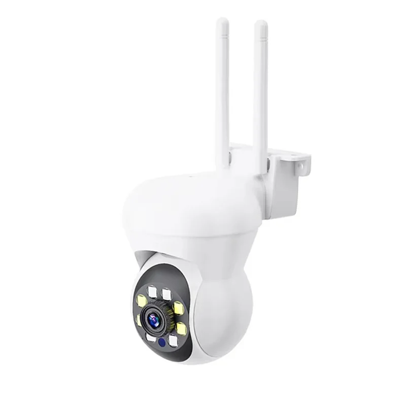Security Surveillance 8MP Wifi Camera Outdoor Wireless PTZ Camera 4X Digital Zoom Human Tracking Two-Way ACCTV