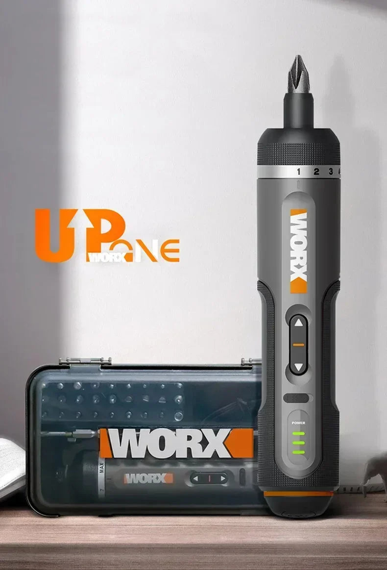 Worx 4V Electrical Screwdrivers Set WX242 Portable Smart Cordless Power Screw Driver Mini Electric Drill Home Repair Power Tool