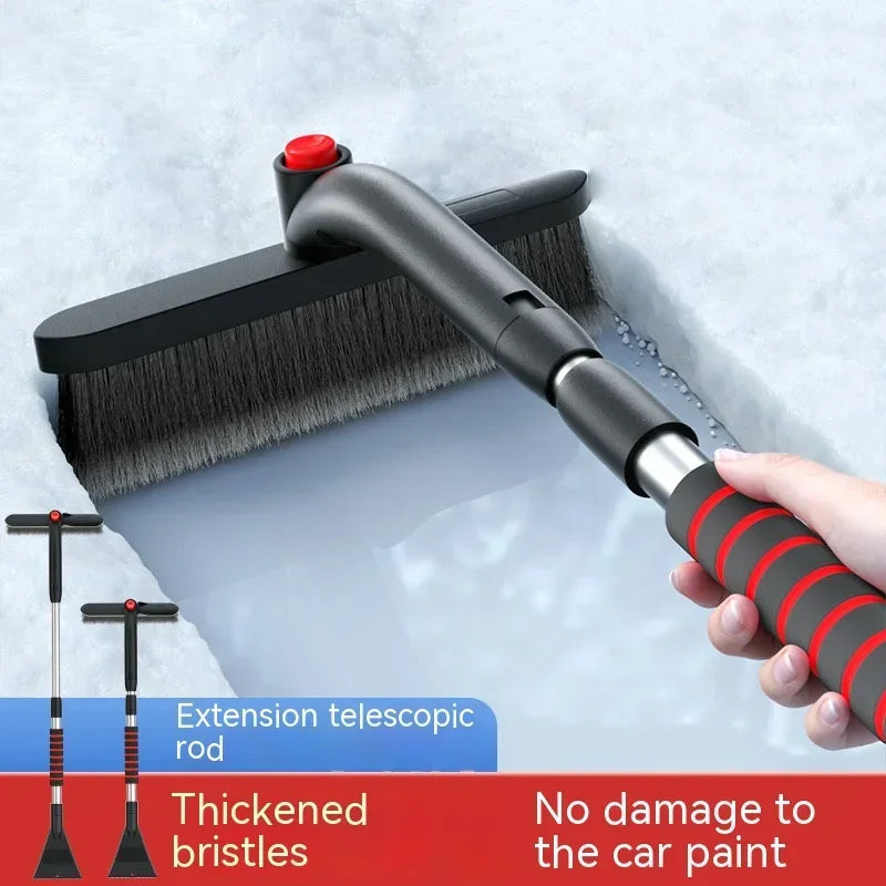 Extendable Car Snow Shovel Ice Scraper Winter Auto Windshield Cleaner Brush Detachable Broom Snow Removal Tool Accessories
