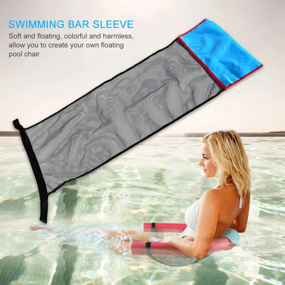 New Foldable Floating Water Hammock Polyester Fibre Floating rods are not included Pool mat Lightweight Floating Toys