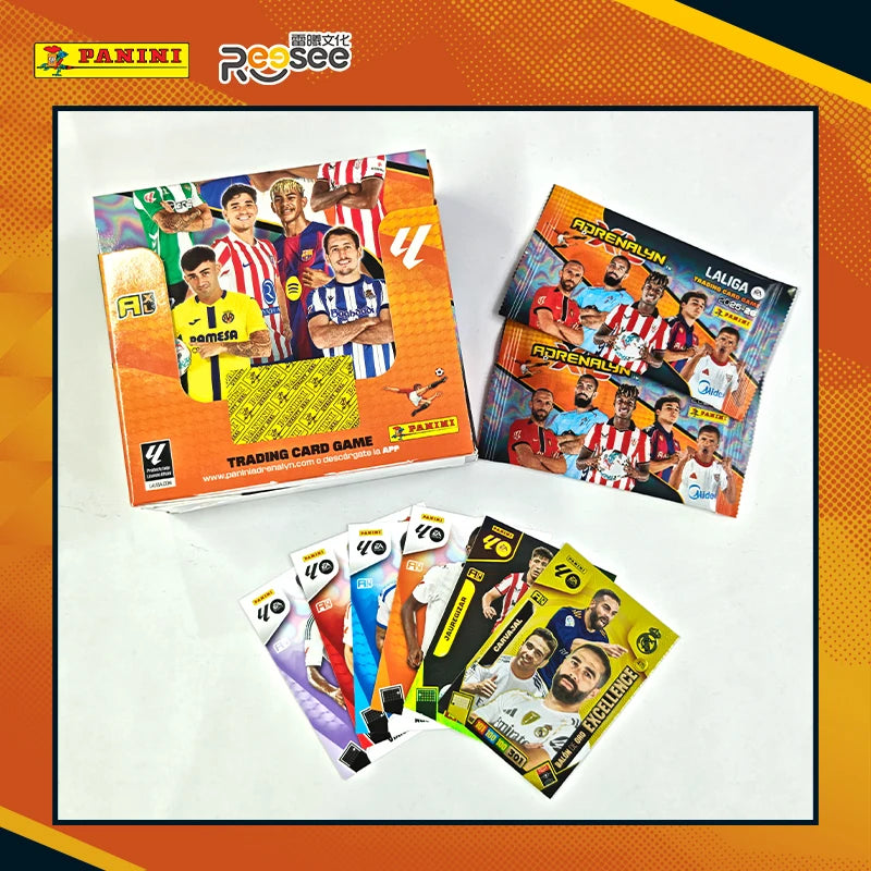 Panini 2025-26 La Liga Adrenalyn XL Full Box Official Licensed LaLiga Soccer Trading Cards Game Collection Cards Gift Toys