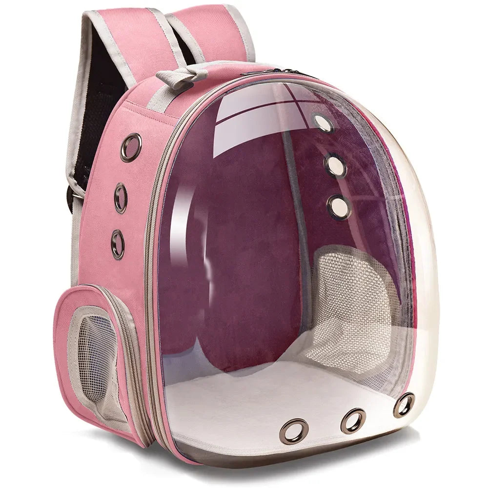 Pet Carriers Cat Carrier Bags Breathable Small Dog Cat Backpack Travel Space Capsule Cage Pet Transport Bag Carrying for Cats
