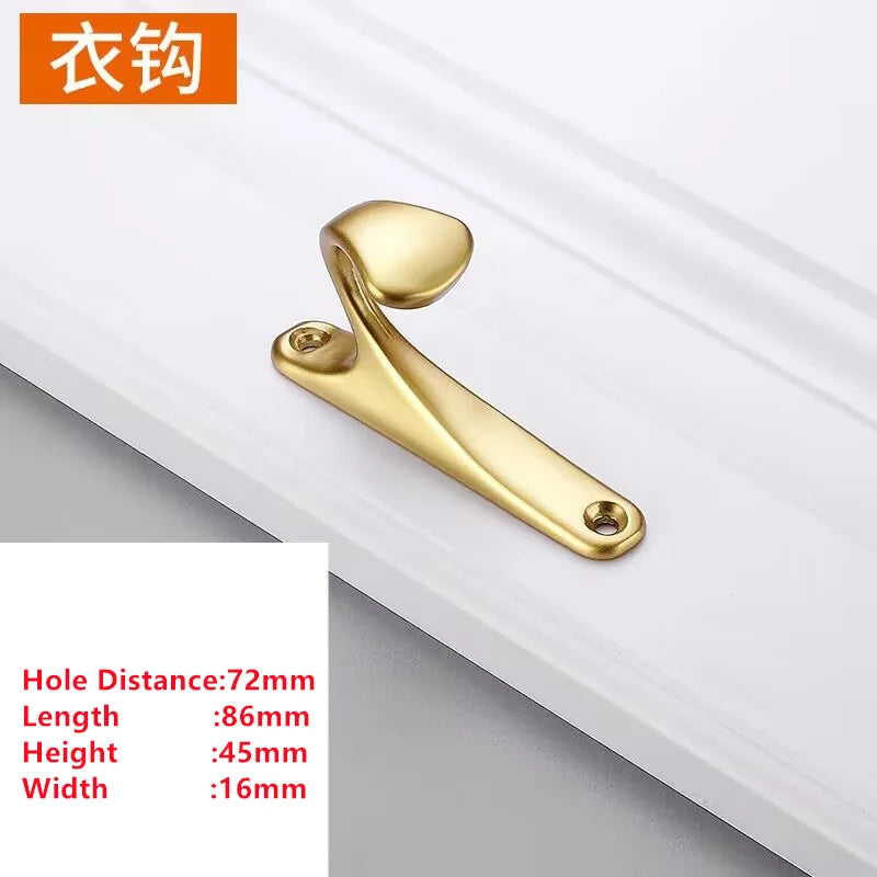 Handles Drawer Cabinet Furniture Kitchen Handles for Cabinet Knob Door Drawer Furniture Kitchen Knob Golden Simplicity Hardware