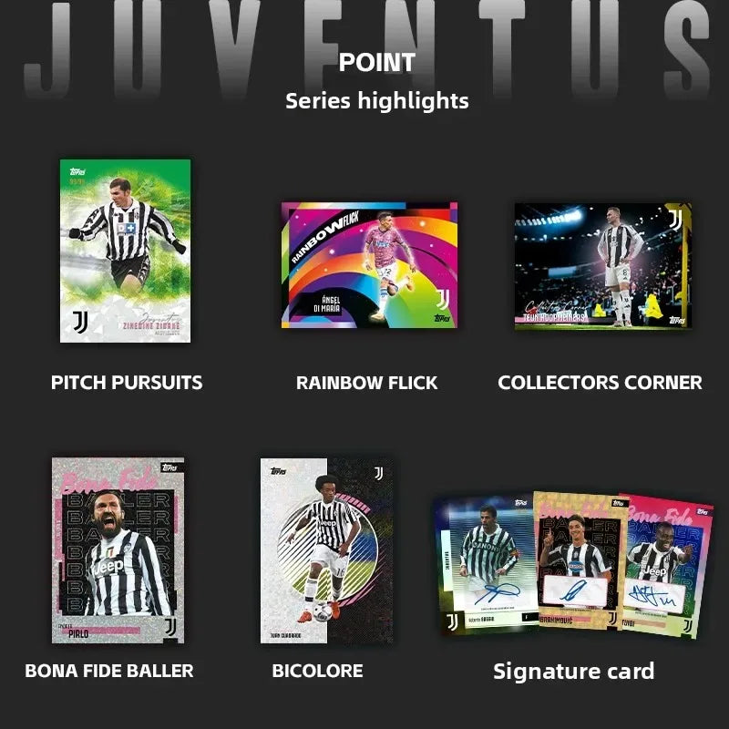 2025/26 Topps Genuine Soccer Trading Cards Man Utd PSG Juventus Chelsea Bayern Man City Barca Rare Auto Parallel Collectibles