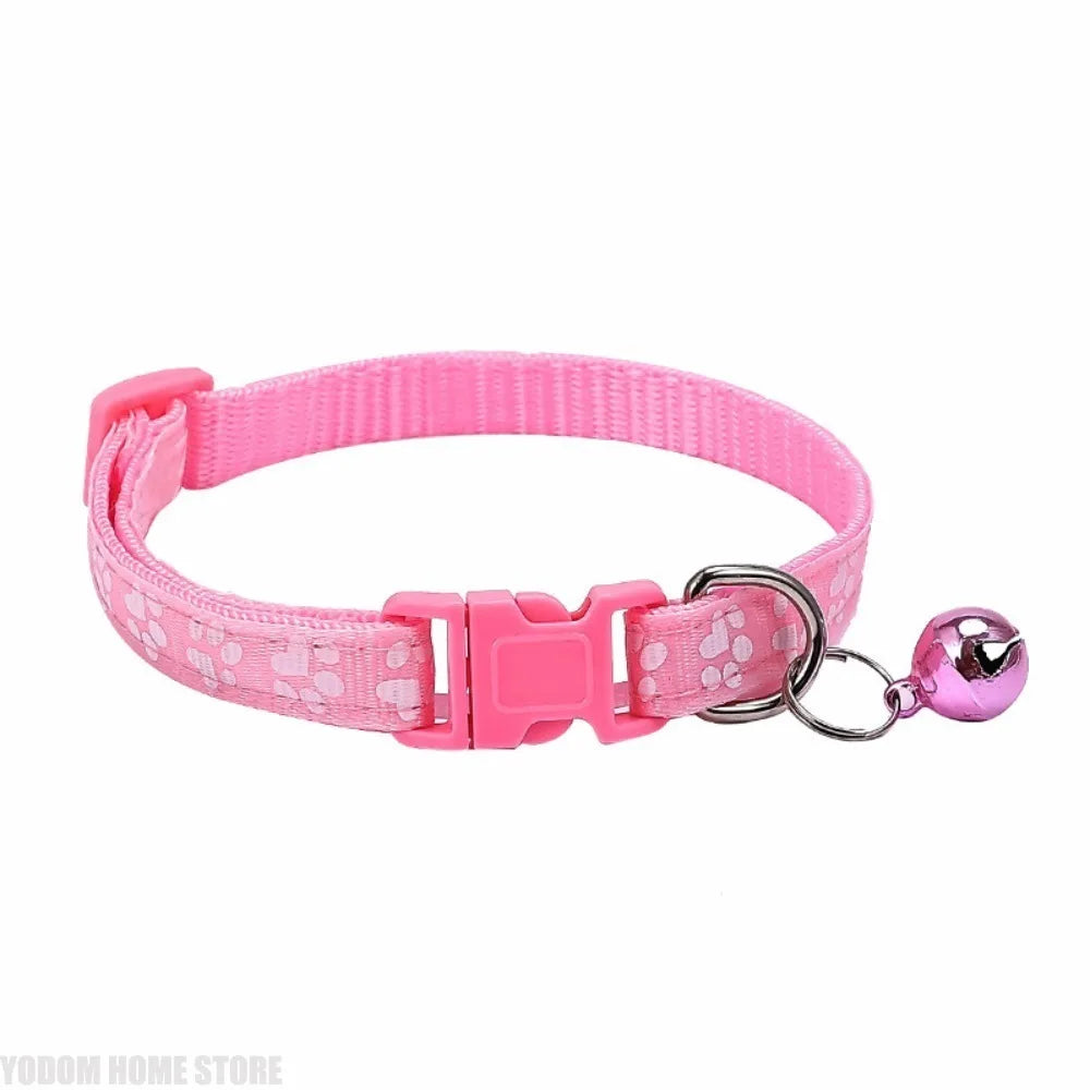 Pet Collar Universal for Cats and Dogs, Adjustable Size, Cute Pattern, Sturdy and Durable Small Cat and Dog Collar