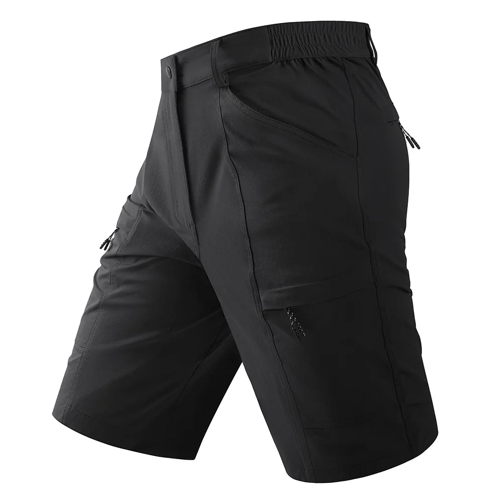 TACVASEN Waterproof Cargo Shorts Men's Summer Quick Dry Hiking Shorts Outdoor Multi-pockets Camping Training Work Shorts Man
