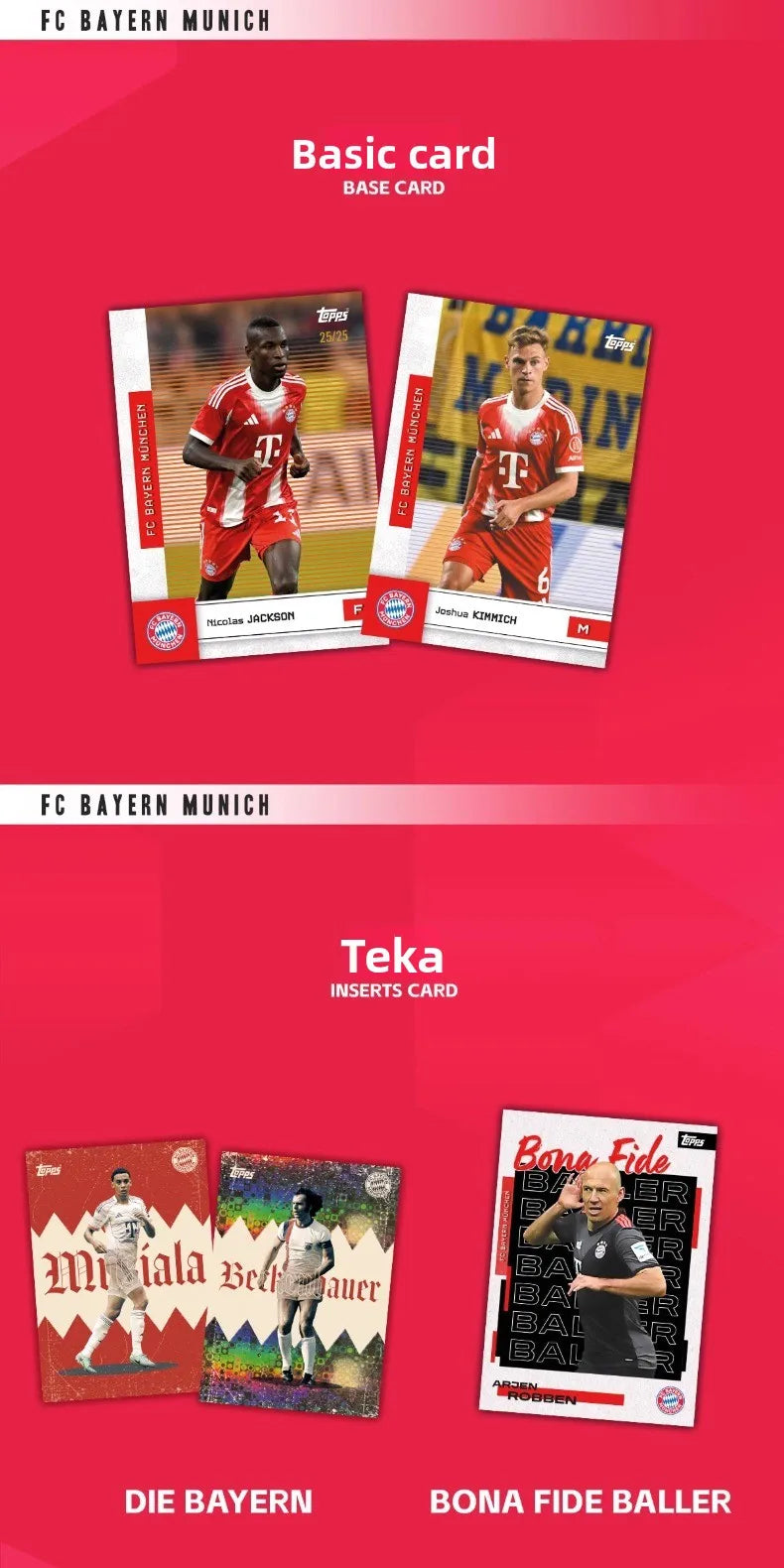 2025/26 Topps Genuine Soccer Trading Cards Man Utd PSG Juventus Chelsea Bayern Man City Barca Rare Auto Parallel Collectibles