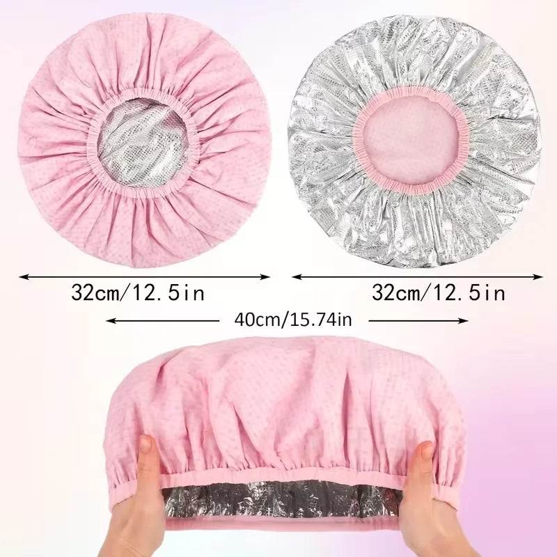 Thickened hair care cap for deep conditioning, suitable for shower spa - the perfect hair care cap for hairdressers' daily home
