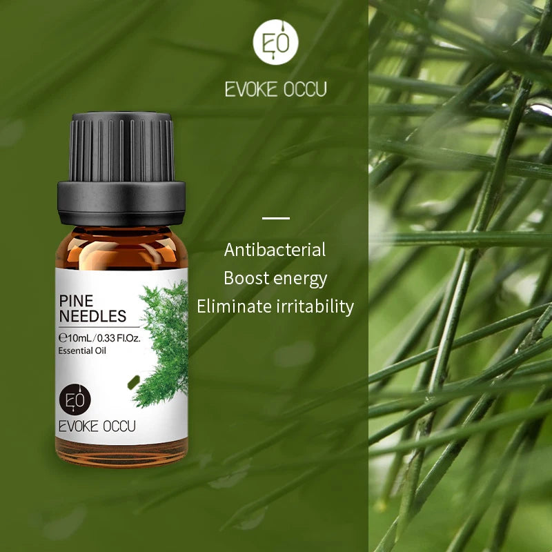 EVOKE OCCU 10mL Essential Oil, Lavender Jasmine Rose Vanilla Pure Natural Oil for Diffuser Humidifier Massage Candle Soap Making