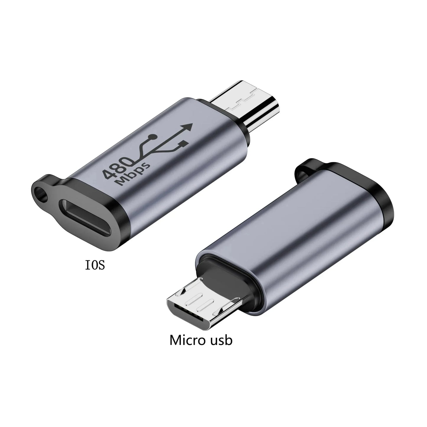 TypeCFemale to Mini USB/Type C/ios Female to Micro USB/Micro USB Female to Type C/Micro USB Female to Mini USB Connector Adapter