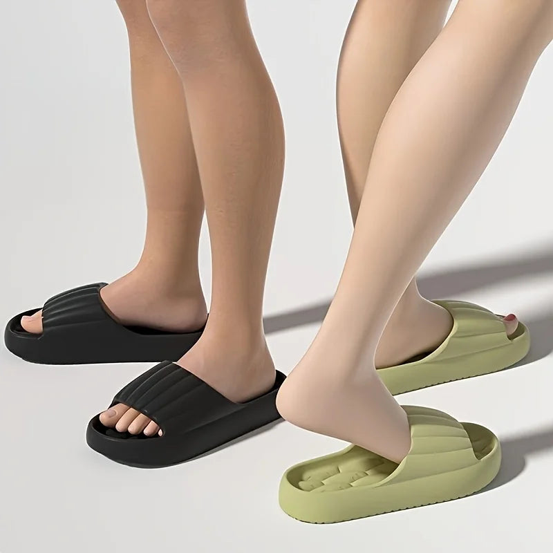 Slippers Women's EVA Slide Slippers - Soft Comfortable Non-Slip Indoor/Outdoor House Shoes， Washable All-Season Design