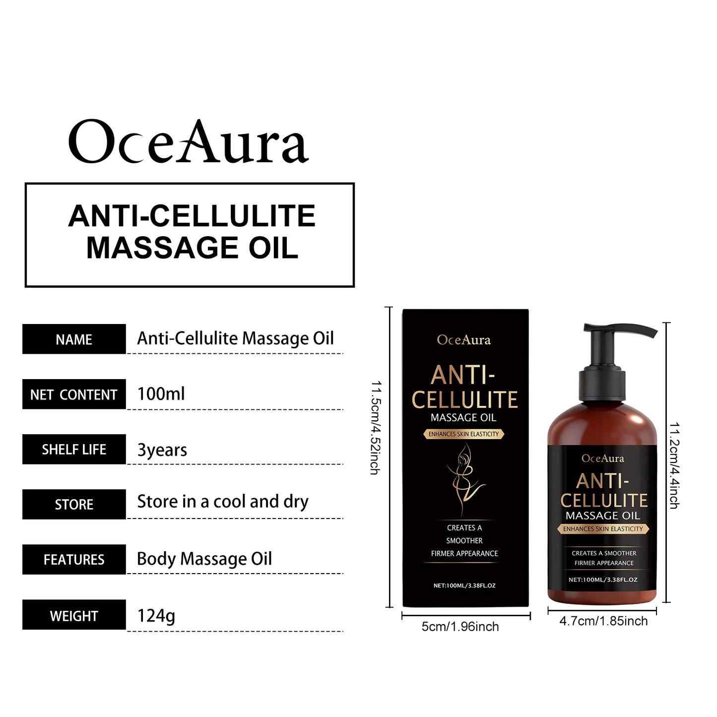 Body Massage Oil for Firming Hydration Dry Skin Moisturizer Winter Skincare Gift Set Refreshing Non Greasy Aromatherapy Festive