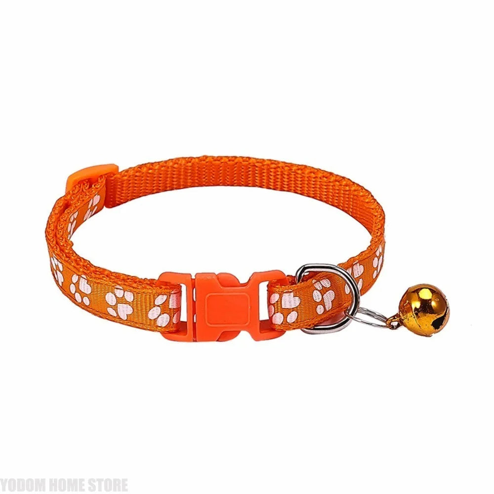 Pet Collar Universal for Cats and Dogs, Adjustable Size, Cute Pattern, Sturdy and Durable Small Cat and Dog Collar