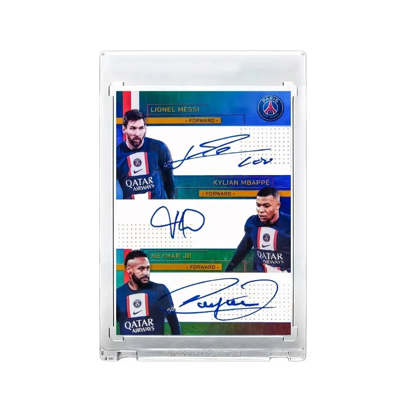 New DIY All-Star Soccer Cards Set Featuring Messi Ronaldo & Mbappé Ultimate Birthday Gift Box for Football Boys Collection Card
